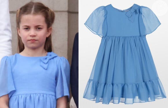Vestido azul da Princesa Charlotte é de uma marca portuguesa descrita como 'moda infantil de luxo acessível'
