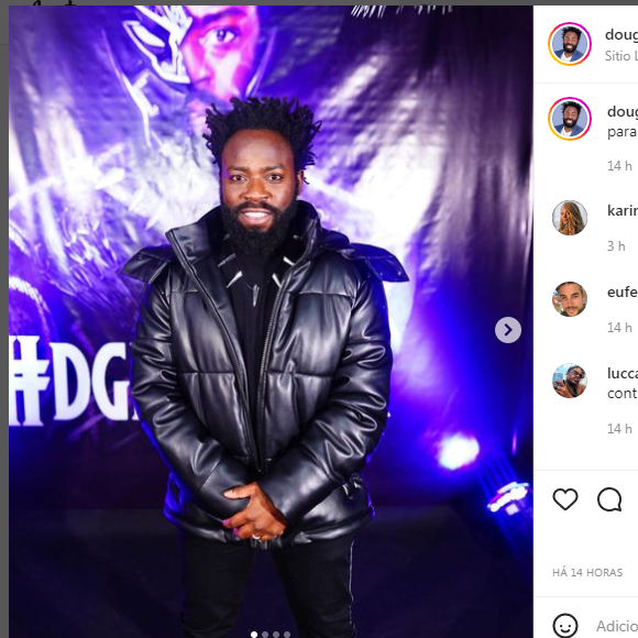 Douglas Silva faz aniversário apenas em setembro, mas recebeu convidados para uma festa com tema de Pantera Negra