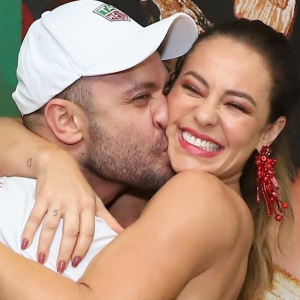 Juntos há um ano, Paolla Oliveira e Diogo Nogueira estão radiantes com o primeiro Dia dos Namorados desde que assumiram a relação