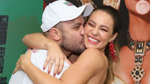 Juntos há um ano, Paolla Oliveira e Diogo Nogueira estão radiantes com o primeiro Dia dos Namorados desde que assumiram a relação