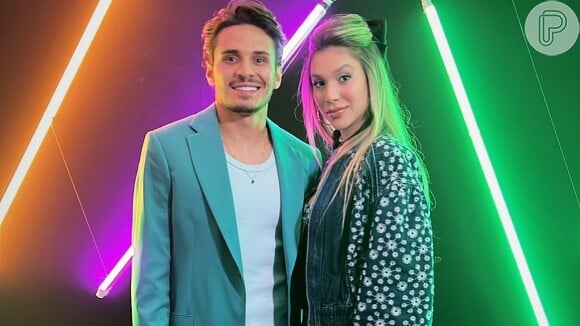 Bruna Santana e Raphael Veiga aparecem juntos em evento