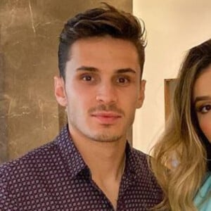 Bruna Santana e Raphael Veiga começaram a namorar em 2020