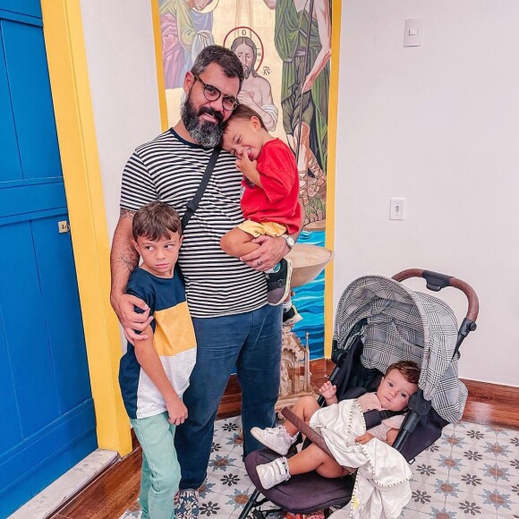 Cirurgia de filha de Juliano Cazarré correu bem: 'Ela está estável e segue se recuperando e recebendo os melhores cuidados'