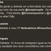 Bruna Marquezine brincou com os comentários sobre a foto do namorado: 'Kkkkkkkkkkkkk é meu !!!! #eikedelicia #tiraoolhodavid @njunior11'
