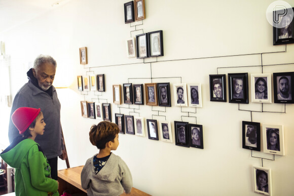 Gilberto Gil exibe árvore genealógica da família