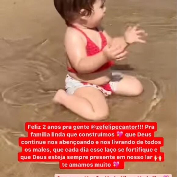 Virgínia Fonseca também agradeceu pelo nascimento de Maria Alice
