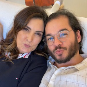 Fátima Bernardes se derreteu por Túlio Gadêlha: 'Amor... Volta logo'