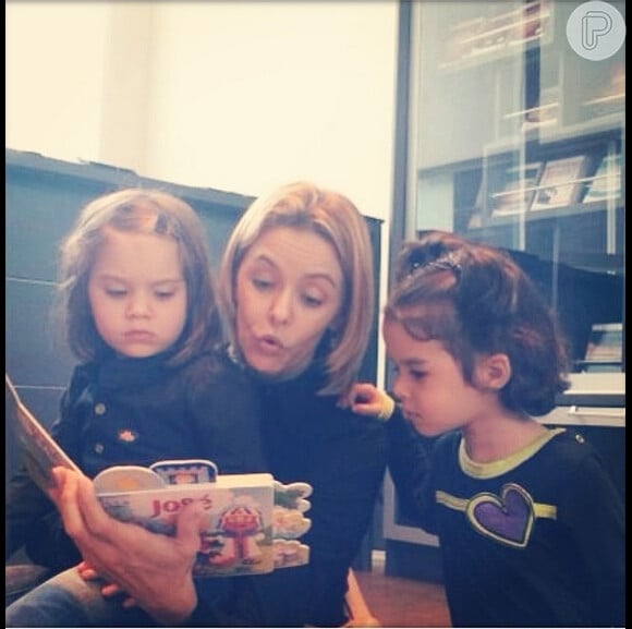 Bianca Rinaldi é mãe das gêmeas Beatriz e Sofia, de 5 anos