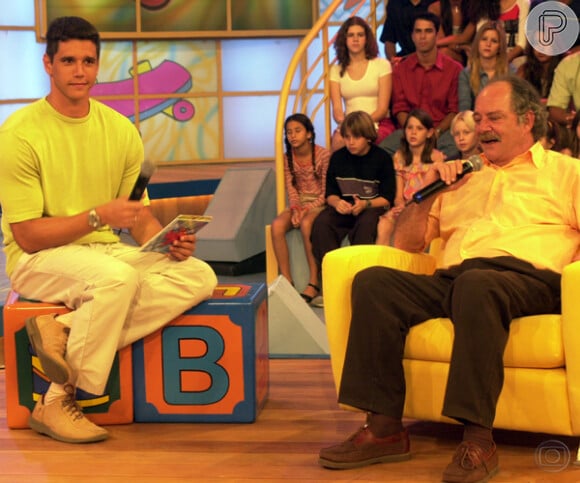 Márcio Garcia apresentou o programa 'Gente Inocente' entre 2000 e 2002