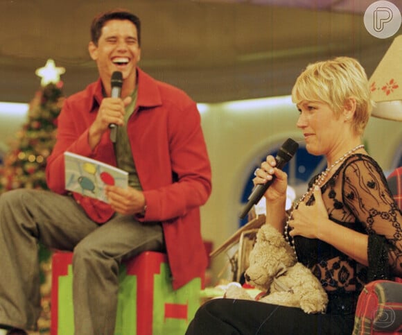 Márcio Garcia recebeu Xuxa como convidada no programa 'Gente Inocente'