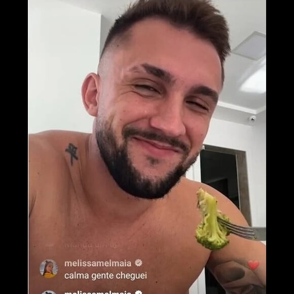 Mel Maia deixou um comentário ousado em uma live de Arthur Picoli