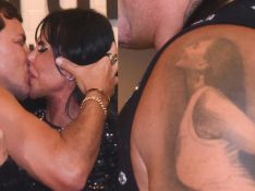 Marido de Gretchen mostra tatuagem realista inspirada na cantora e troca beijo com a artista. Fotos!