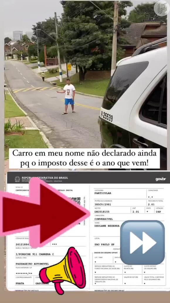 Vídeo Deolane Bezerra Mostrou O Momento Em Que Os Carros São