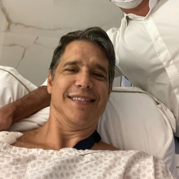 Marcio Garcia precisou realocar o ombro, que estava um pouco torto