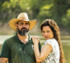 Tenório se vinga da traição da mulher, Maria Bruaca, com Alcides na novela 'Pantanal'