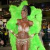 Cris Vianna é rainha de bateria da escola de samba Imperatriz Leopoldinense, do Rio de Janeiro