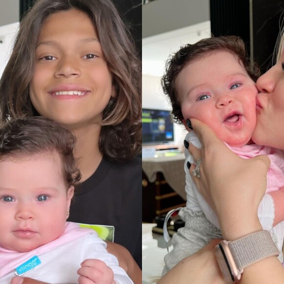 Hulk abre álbum de fotos com os filhos