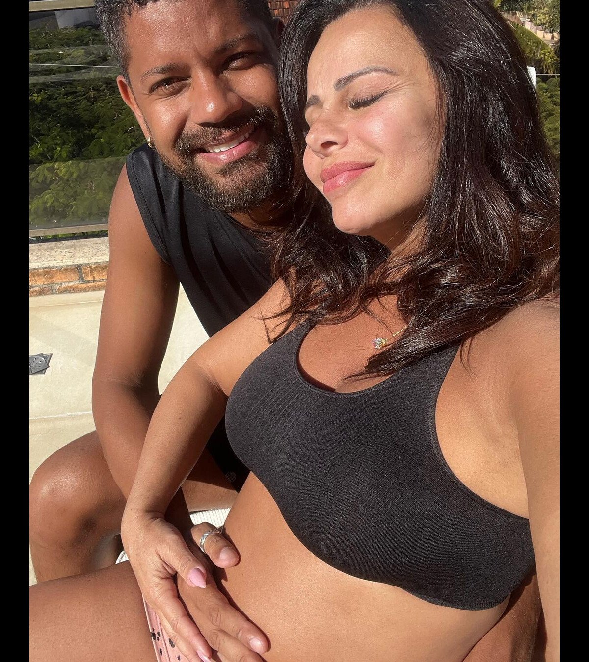 Foto: Viviane Araujo espera seu primeiro filho com Guilherme Militão -  Purepeople