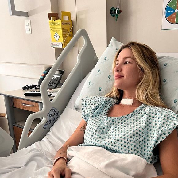 Aline Gotschalg está curada do câncer na tireoide
 