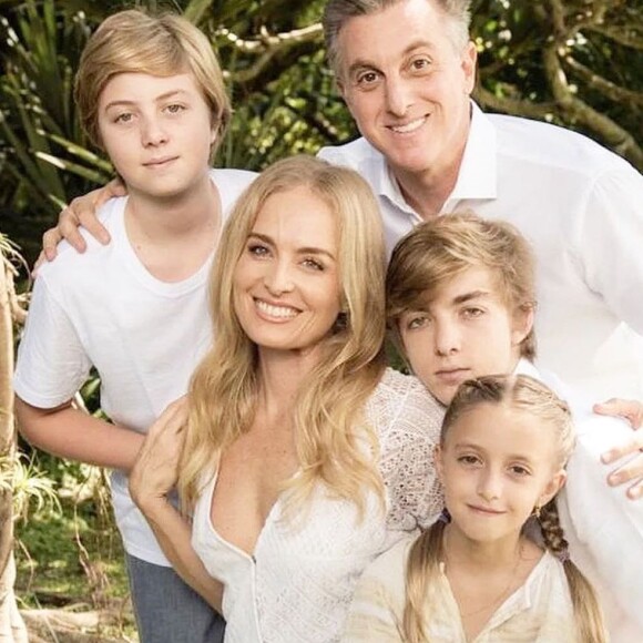 Angelica e Luciano Huck são pais de Joaquim, Benício e Eva