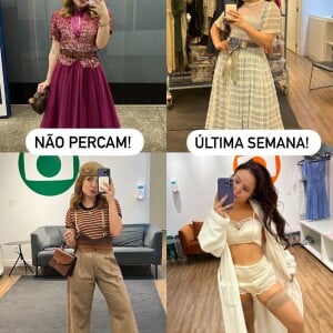 Larissa Manoela postou diversos looks da personagem em 'Além da Ilusão'