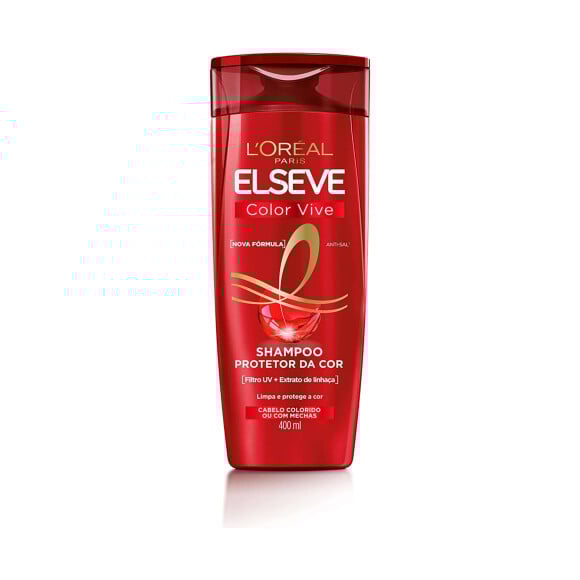Para lavar o cabelo ruivo e intensificar a cor, invista em produtos como o Shampoo colorvive, de Elseve L'Oréal Paris