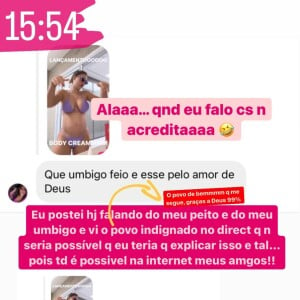 Virgínia Fonseca compartilha comentários maldosos sobre seu corpo durante gravidez