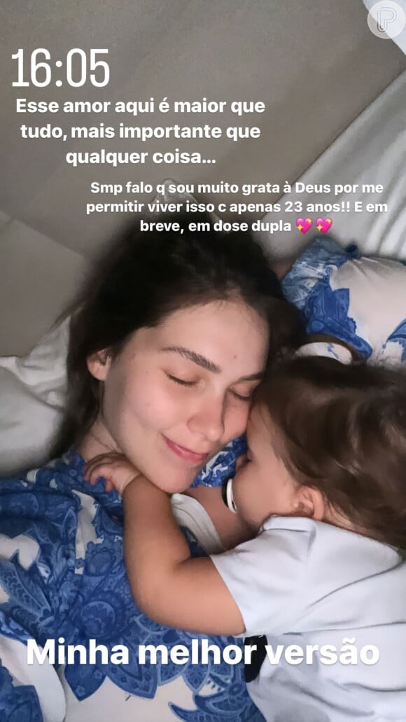 Virgínia Fonseca compartilha foto com Maria Alice e diz que gravidez muda tudo no corpo da mulher
