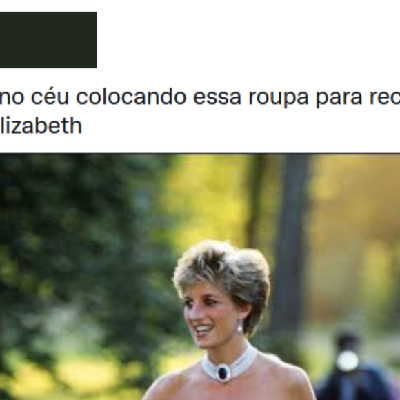 Internautas não esquereceram do icônico Revenge Dress da Princesa Diana