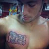 Neymar já tem várias tatuagem espalhadas pelo corpo
 