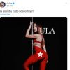 Apesar das críticas, Anitta também declarou seu voto ao candidato do PT