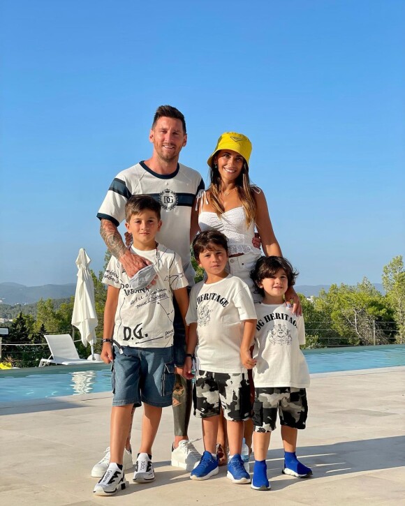 Além de Mateo, Messi e Antonela são pais de Thiago, 9 anos, e Ciro, 4 anos