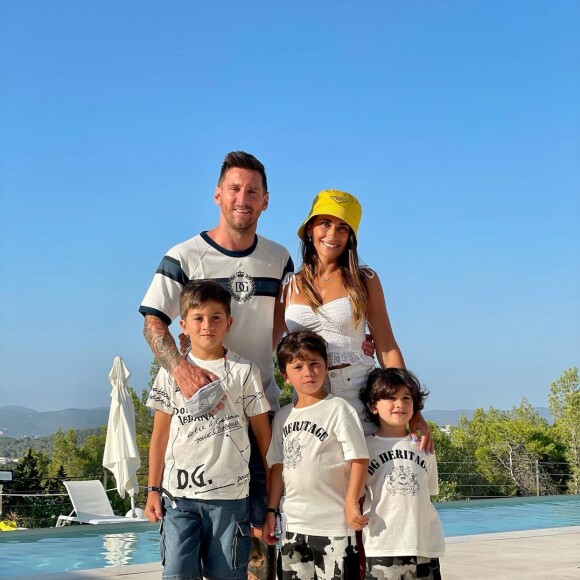 Além de Mateo, Messi e Antonela são pais de Thiago, 9 anos, e Ciro, 4 anos