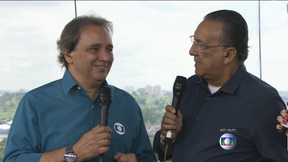 Reginaldo Leme trabalha com Galvão Bueno nas tramissões de automobilismo da Globo