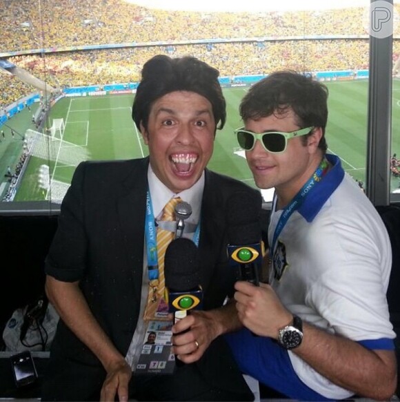 Ceará e Vesgo cobriram a Copa do Mundo para o 'Pânico'