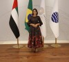 Michelle Bolsonaro comentou foto de uma roupa preta e transparente de Bruna Marquezine