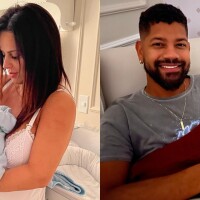 Viviane Araujo posta foto de Joaquim e web brinca com semelhança com Guilherme Militão: 'Pariu o marido'