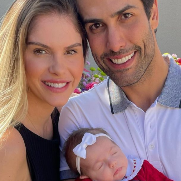 Bárbara Evans e empresário estão casados e são pais de uma bebê