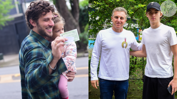 Eleições 2022: Chay Suede levou a filha pequena e Luciano Huck acompanhou a primeira vez que o Filho Joaquim foi votar