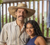 No fim da novela 'Pantanal', Muda (Bella Campos) descobre gravidez de Tibério (Guito)