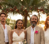 No fim da novela 'Pantanal', José Leôncio (Marcos Palmeira) e Filó (Dira Paes) se casam, assim como José Lucas de Nada (Irandhir Santos) e Irma (Camila Morgado) e Tadeu (José Loreto) e Zefa (Paula Barbosa)