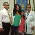 Juliana Paes visitou o hospital Mário Koeff, na Zona Norte do Rio, e lançou campanha em seu blog para arrecadar fundos para ajudar os pacientes com câncer , no último dia 6 de março 