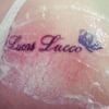 A jovem tatuou o nome de Lucas Lucco e mostrou em sua página no Instagram poucos meses antes de falecer