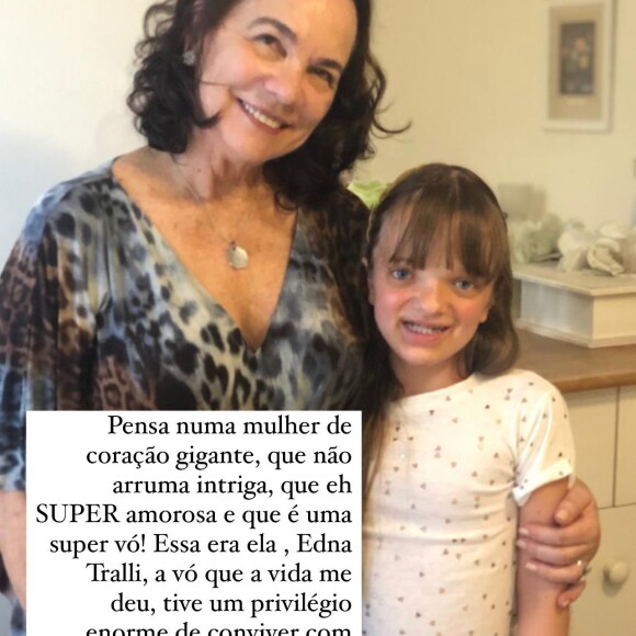 Ticiane Pinheiro também prestou homenagem à sogra