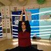 Após sucesso nas novelas 'Avenida Brasil' e 'Sangue Bom', a atriz fez aulas de ioga durante toda gestação