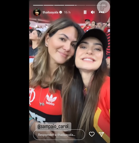 Thaila Ayala viu seu time perder no Maracanã