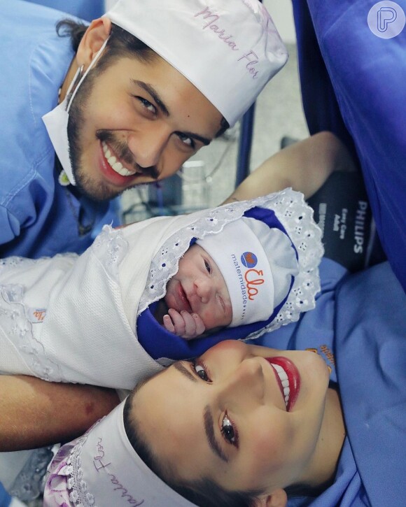 Maria Flor, filha Virgínia Fonseca e Zé Felipe, nasceu às 5h33 de sábado, 22 de outubro de 2022