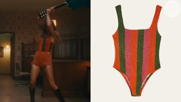 Taylor Swift usa o body da Farm nas cenas que ela 'vive' a Anti-Heroína