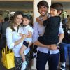 No dia 18 de dezembro, Kaká e Carol Celico foram ver a apresentação escolar de fim de ano dos filhos, Luca e Isabella