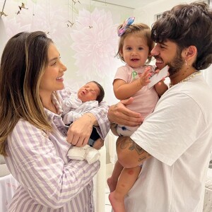 Virgínia Fonseca tem com o marido Maria Alice, de 1 ano e 4 meses